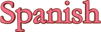 Animated Logo: Spanish, English, Translation.